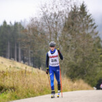 09.10.2020, xkvx, Biathlon, Deutschlandpokal Notschrei, Berglauf - maennlich, v.l. Ben Bednorz