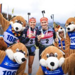 28.08.2022, Ruhpolding, Germany (GER):
Johanna Puff (GER), Selina Marie Kastl (GER), (l-r) - IBU Summer Biathlon World Championships, pursuit junior women, Ruhpolding (GER). www.nordicfocus.com. © Manzoni/NordicFocus. Every downloaded picture is fee-liable.